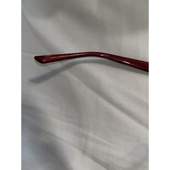 Charmant Eyeglasses CH10926 Red Black Rimless Titanium Frame 50-19-135 Japan - Picture 7 of 7